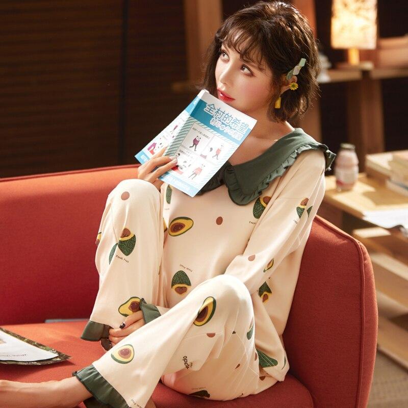 Couple Pajamas Avocado