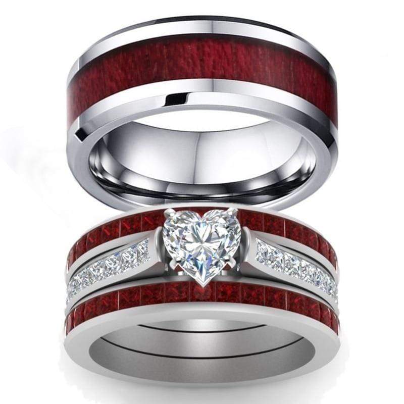 Promise ring bands for couples