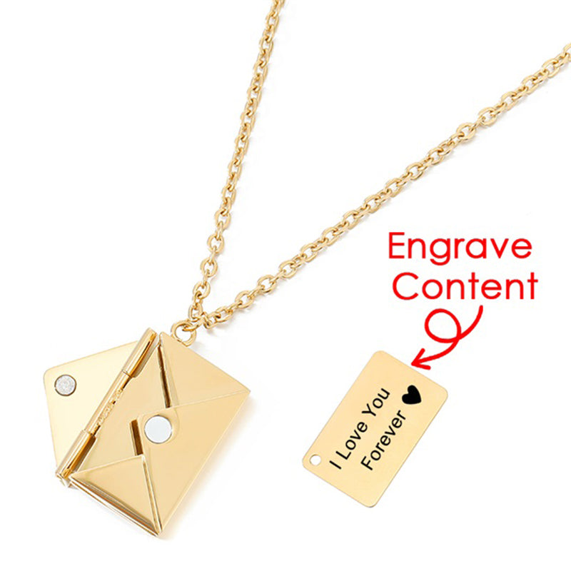 Love Letter Necklace Envelope
