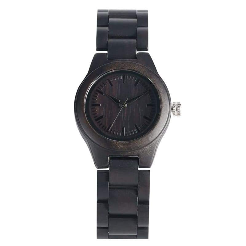 Ebony Wood Watch
