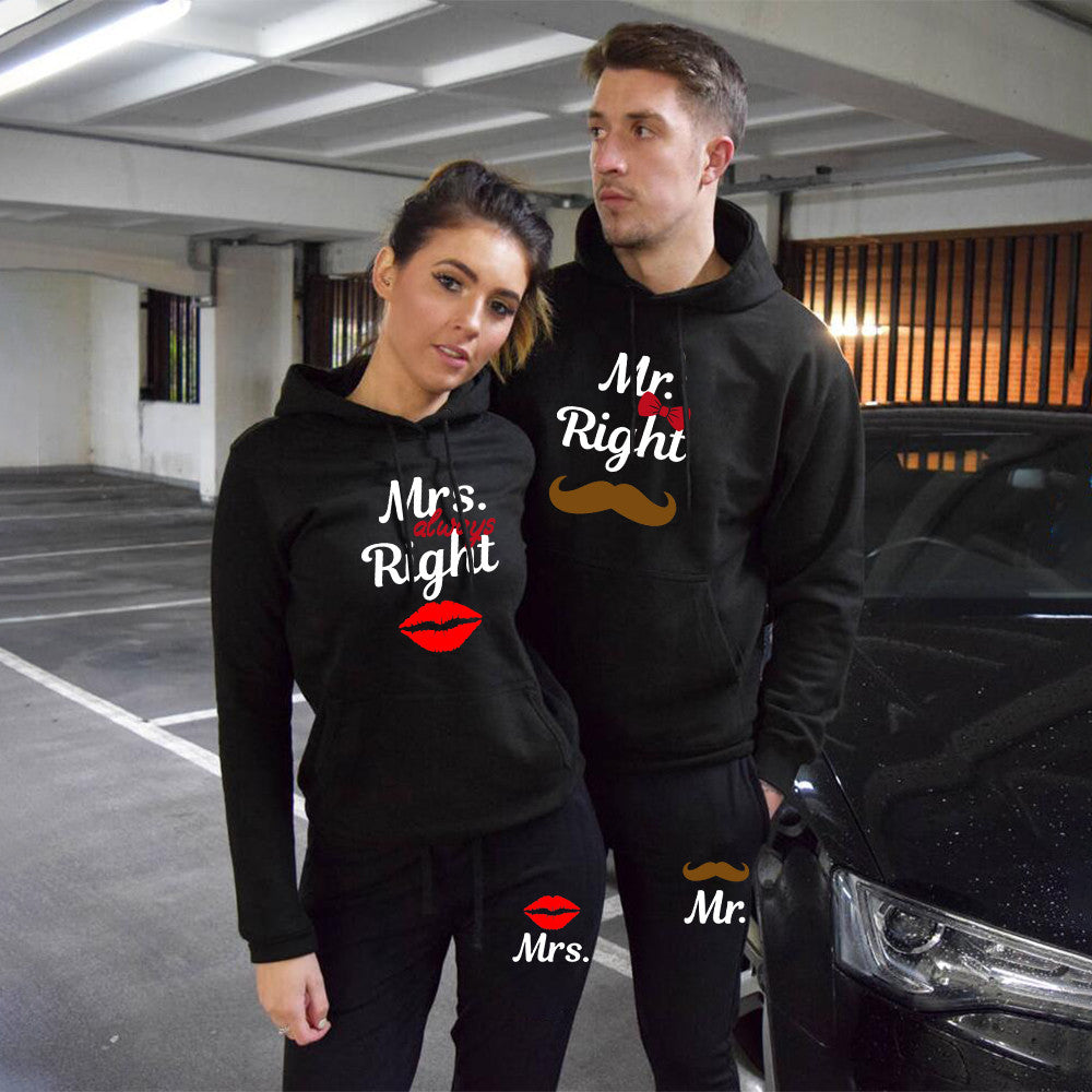 Mrs mr right tracksuits