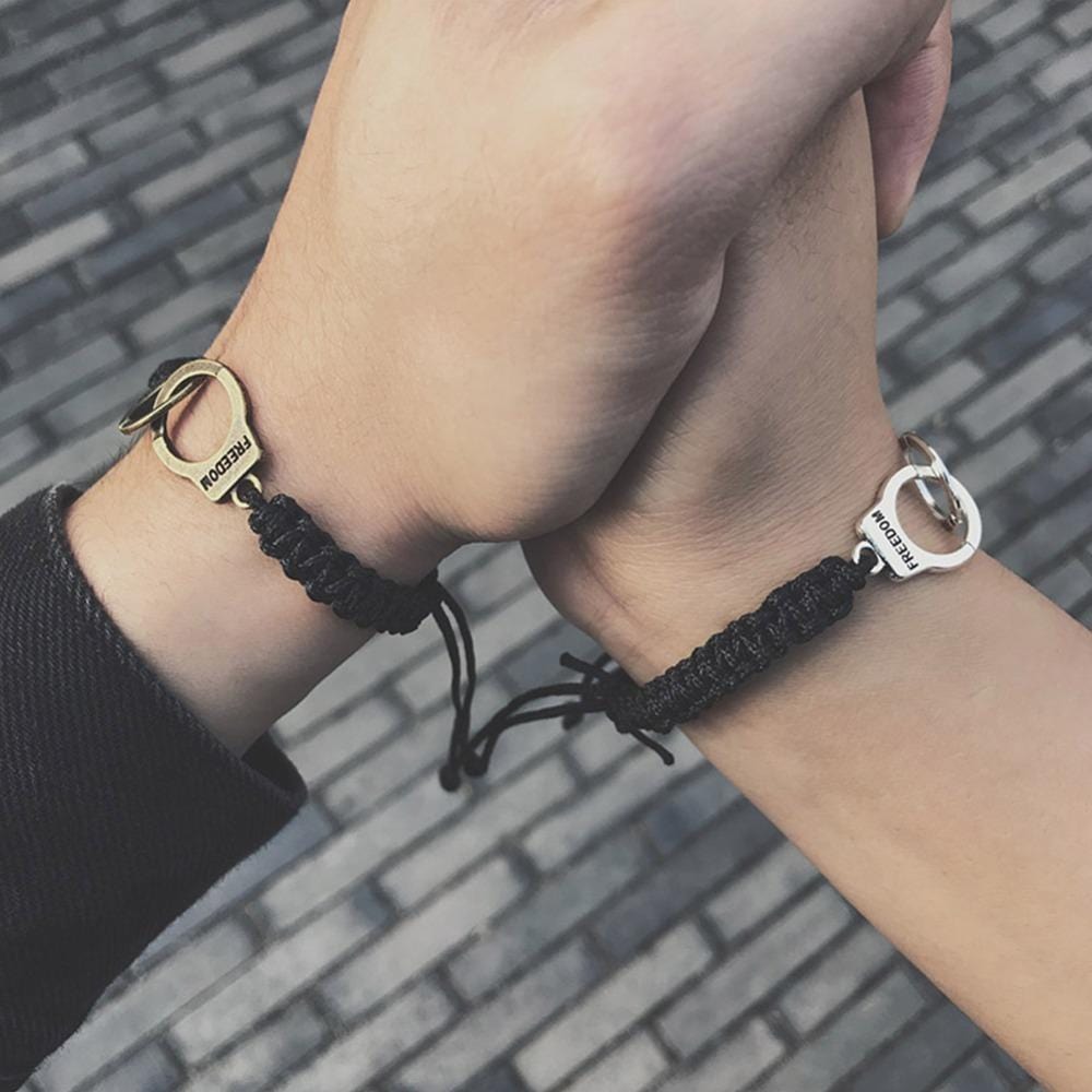 Couple handcuff bracelet