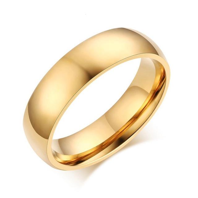 Engagement couple wedding ring set gold