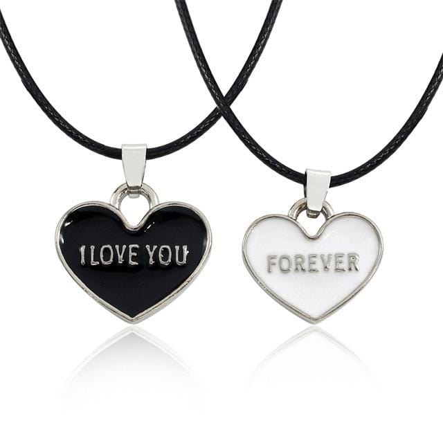 Love You Forever Couple Necklace