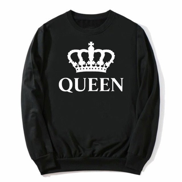 King and queen couple sweatshirts
