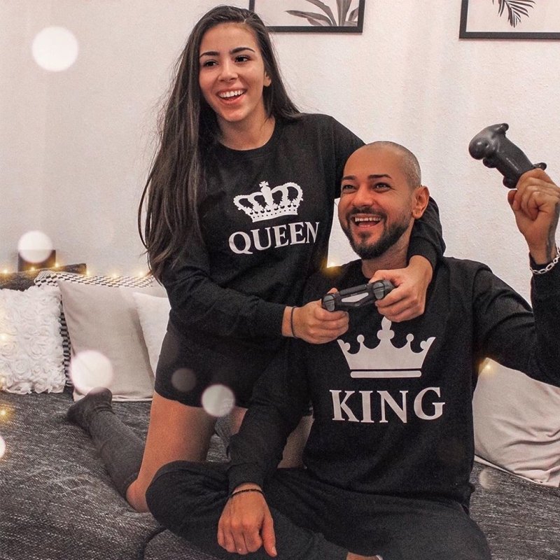 King and queen couple sweatshirts