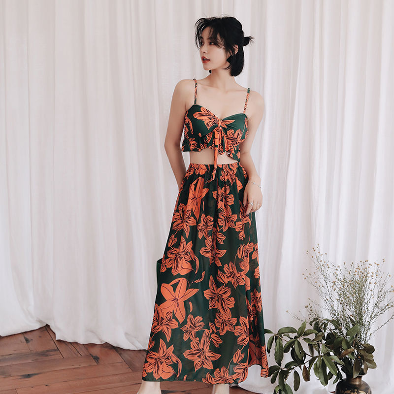 Red and Black Couples matching swimsuits