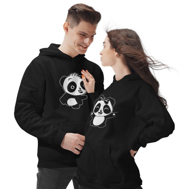 Panda hoodie for couple