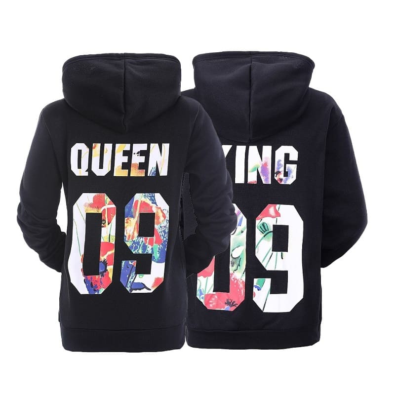 Royal couple hoodies