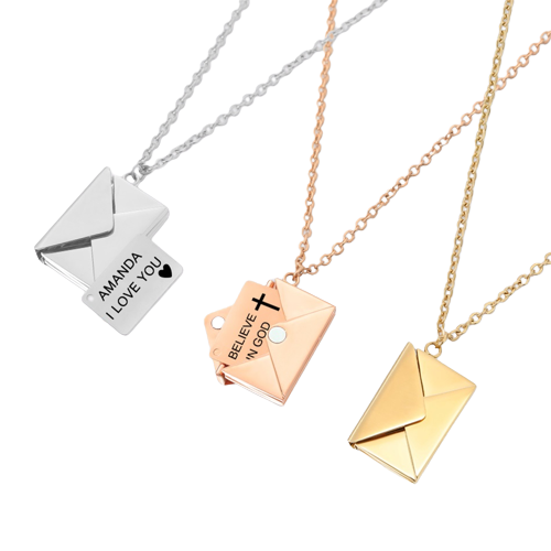Love Letter Necklace Envelope