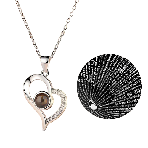 i love you in 100 languages necklace