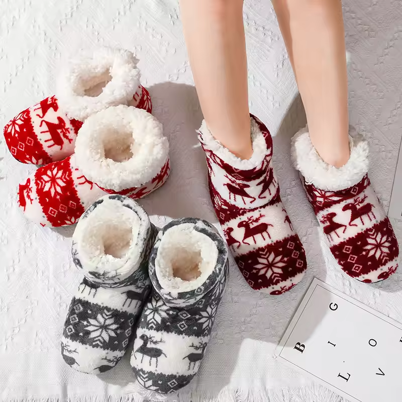 Couples Christmas Slippers