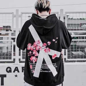 Couple Hoodies Sakura Flowers