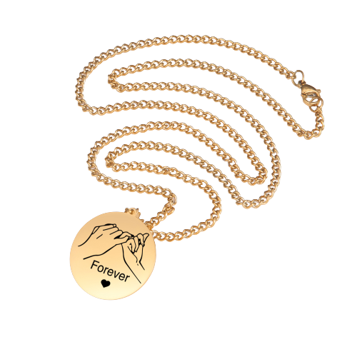 Custom promise necklace