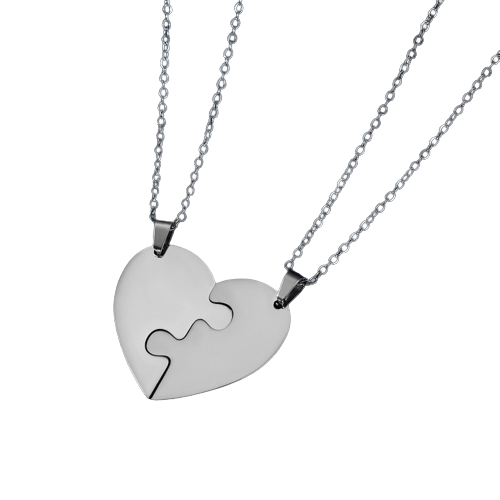 Matching Heart Necklaces