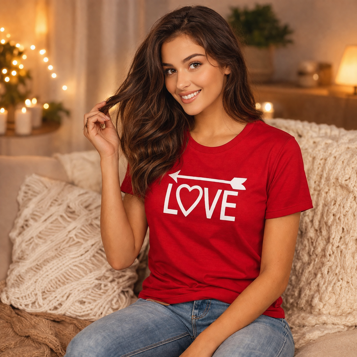 Matching shirts one love