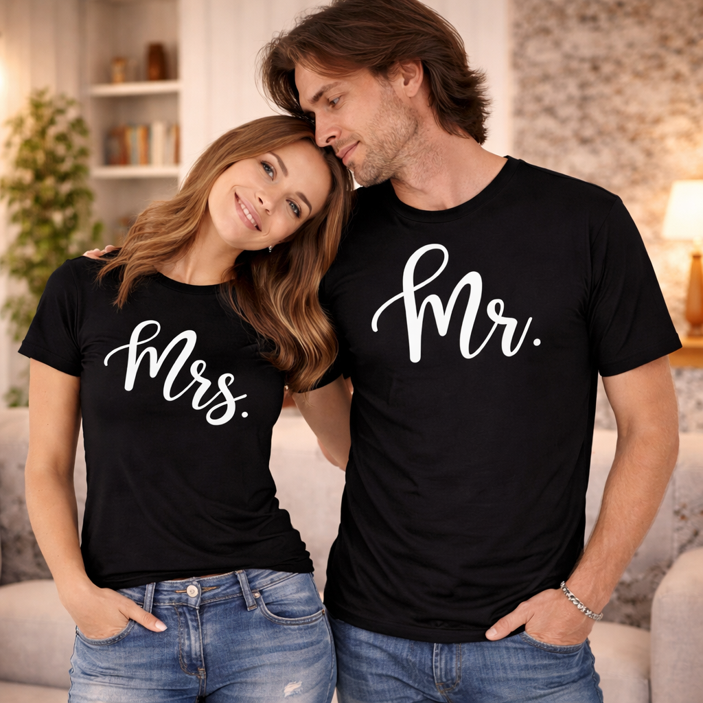 Mr and mrs shirts for couples