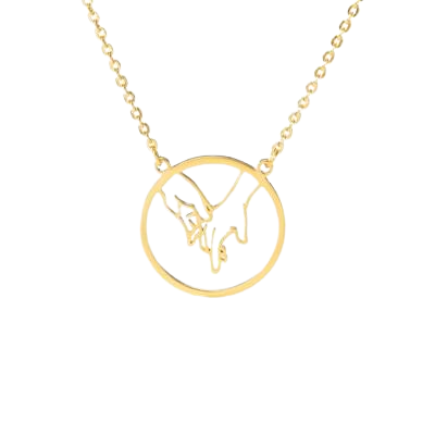 Promise necklace for couples